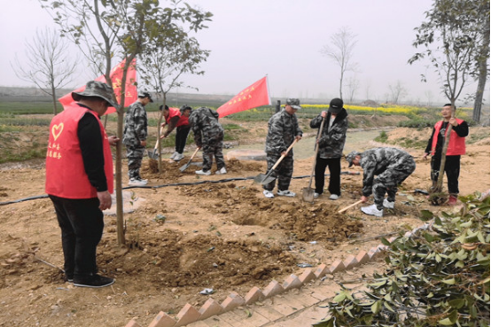 植樹造林增綠意，軍民共建“尚武林” ——三塔鎮(zhèn)武裝部開展志愿服務(wù)活動